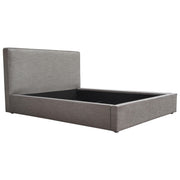 Cloud 43" Low Profile Eastern King Bed in Grey Fabric by Diamond Sofa - Furniture City (CA)l