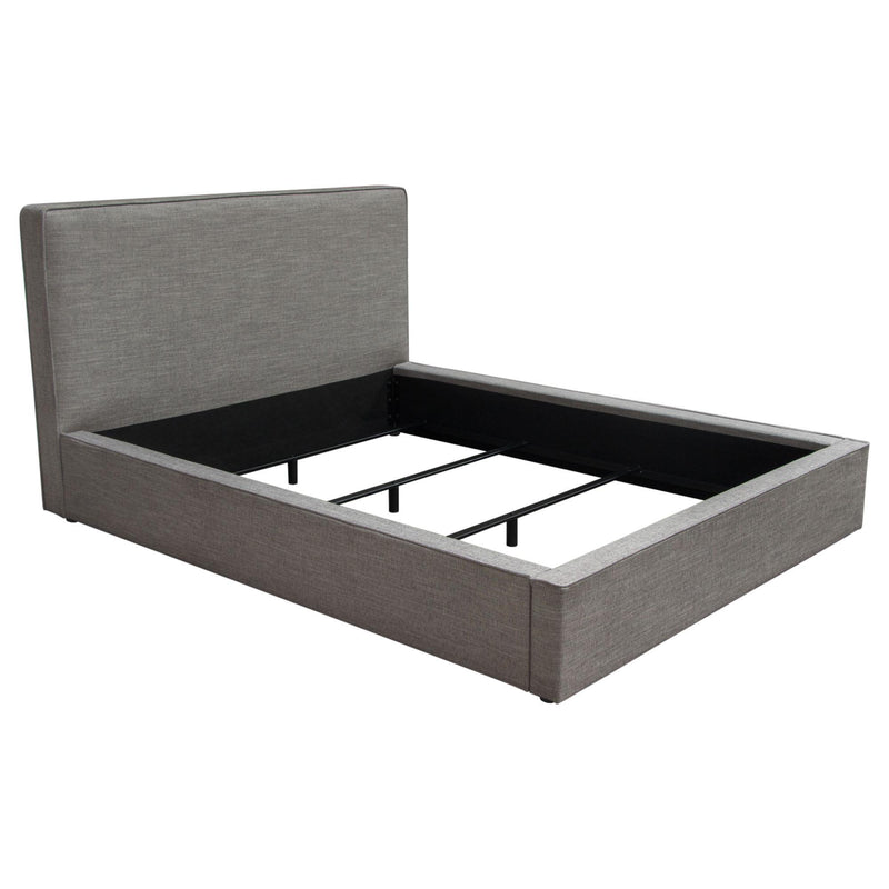 Cloud 43" Low Profile Eastern King Bed in Grey Fabric by Diamond Sofa - Furniture City (CA)l