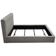 Cloud 43" Low Profile Eastern King Bed in Grey Fabric by Diamond Sofa - Furniture City (CA)l