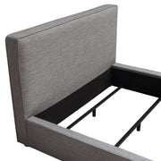 Cloud 43" Low Profile Queen Bed in Grey Fabric by Diamond Sofa - Furniture City (CA)l