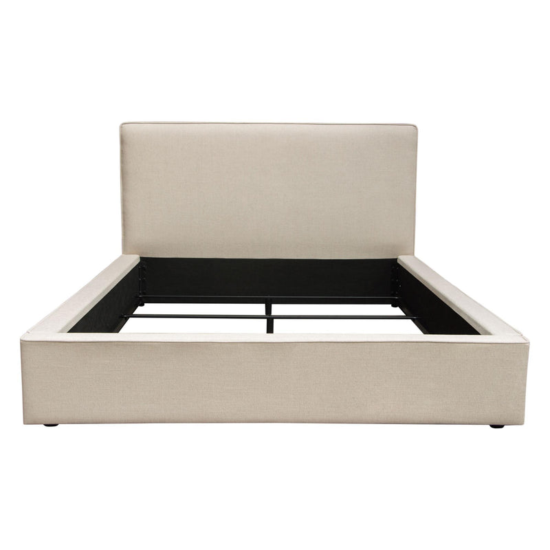 Cloud 43" Low Profile Queen Bed in Sand Fabric by Diamond Sofa - Furniture City (CA)l