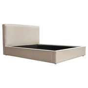 Cloud 43" Low Profile Queen Bed in Sand Fabric by Diamond Sofa - Furniture City (CA)l