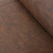 Jordan Armless Accent Chair in Chocolate Leatherette with Chrome Metal Base by Diamond Sofa - Furniture City (CA)l