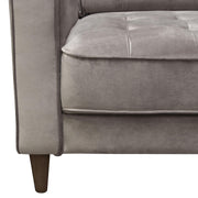 Juniper Tufted Chair in Champagne Grey Velvet by Diamond Sofa - Furniture City (CA)l