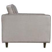 Juniper Tufted Chair in Champagne Grey Velvet by Diamond Sofa - Furniture City (CA)l