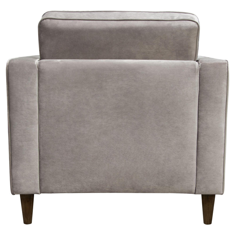 Juniper Tufted Chair in Champagne Grey Velvet by Diamond Sofa - Furniture City (CA)l