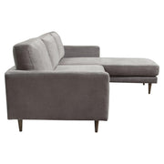 Kelsey Reversible Chaise Sectional in Grey Fabric by Diamond Sofa - Furniture City (CA)l