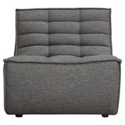 Marshall 3PC Corner Modular Sectional w/ Scooped Seat in Grey Fabric by Diamond Sofa - Furniture City (CA)l