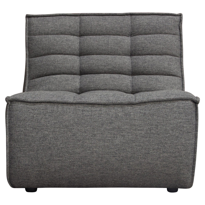 Marshall 3PC Corner Modular Sectional w/ Scooped Seat in Grey Fabric by Diamond Sofa - Furniture City (CA)l