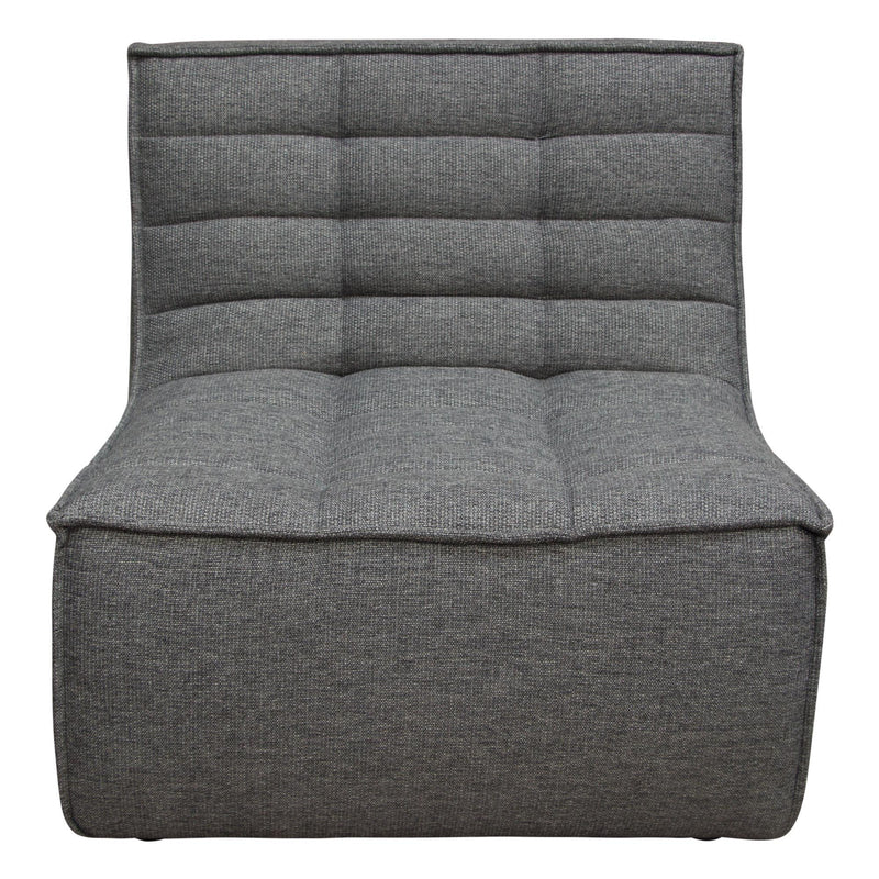 Marshall 3PC Corner Modular Sectional w/ Scooped Seat in Grey Fabric by Diamond Sofa - Furniture City (CA)l