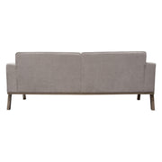 Blair Sofa in Grey Fabric with Curved Wood Leg Detail by Diamond Sofa - Furniture City (CA)l