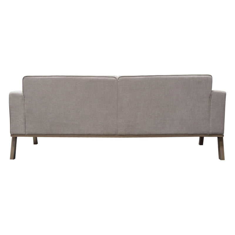 Blair Sofa in Grey Fabric with Curved Wood Leg Detail by Diamond Sofa - Furniture City (CA)l