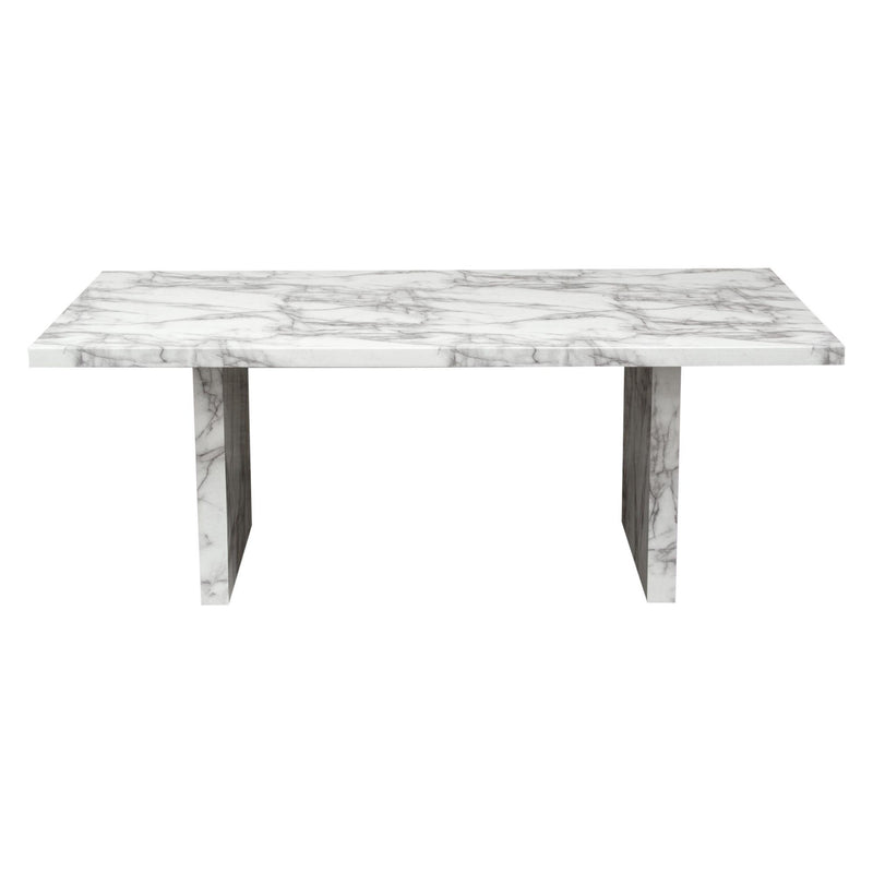 Icon Faux Marble Rectangular Dining Table by Diamond Sofa - Furniture City (CA)l