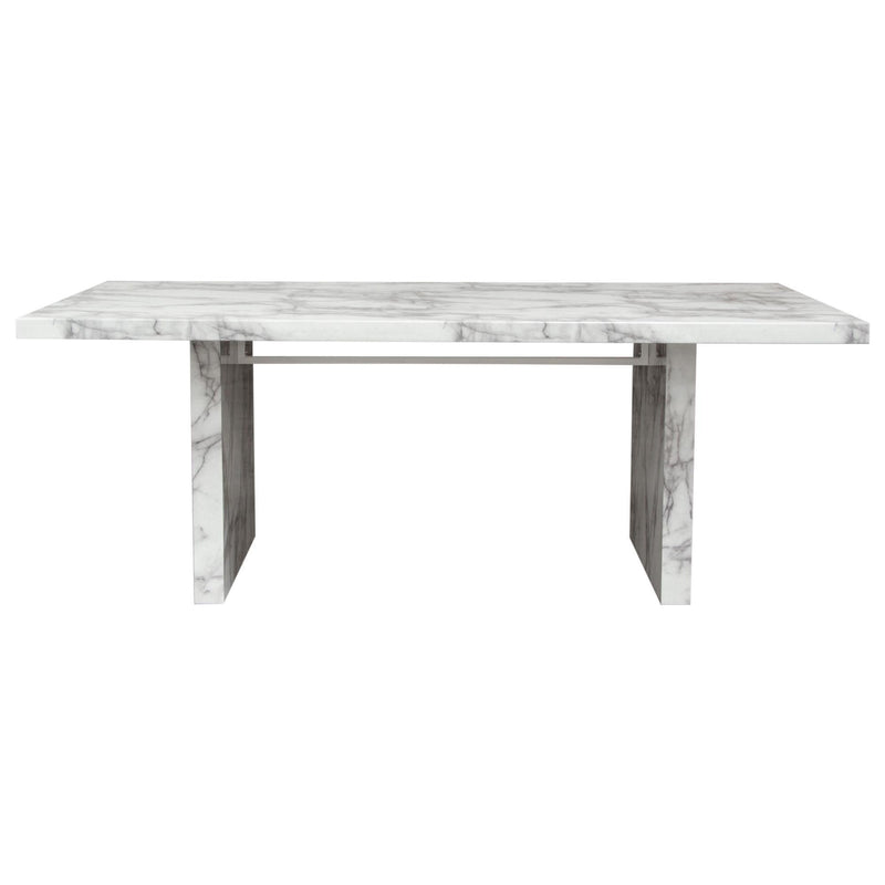 Icon Faux Marble Rectangular Dining Table by Diamond Sofa - Furniture City (CA)l