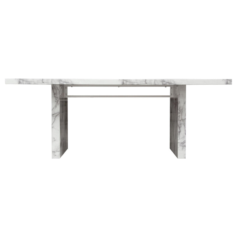Icon Faux Marble Rectangular Dining Table by Diamond Sofa - Furniture City (CA)l
