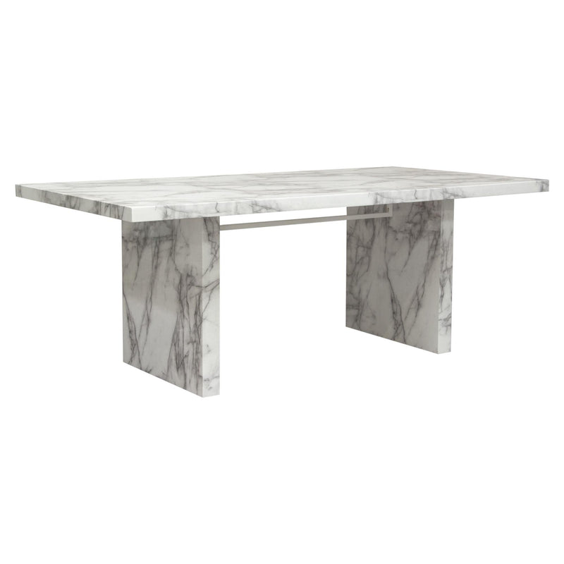 Icon Faux Marble Rectangular Dining Table by Diamond Sofa - Furniture City (CA)l