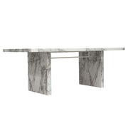 Icon Faux Marble Rectangular Dining Table by Diamond Sofa - Furniture City (CA)l