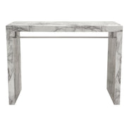 Icon Faux Marble Waterfall Bar Height Table by Diamond Sofa - Furniture City (CA)l