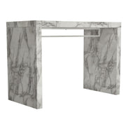 Icon Faux Marble Waterfall Bar Height Table by Diamond Sofa - Furniture City (CA)l