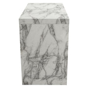 Icon Faux Marble Waterfall Bar Height Table by Diamond Sofa - Furniture City (CA)l