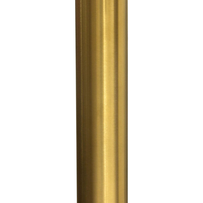 Stella 36" Round Bar Height Table w/ Faux Marble Top and Brushed Gold Metal Base by Diamond Sofa