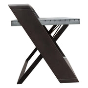 Barclay Zinc Top Writing Desk w/ Mango Wood & Iron Base by Diamond Sofa - Furniture City (CA)l