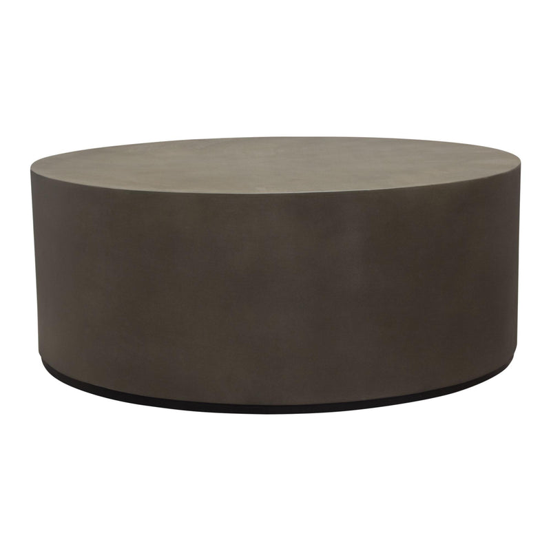 Montage Round Natural Cement Cocktail Table by Diamond Sofa - Furniture City (CA)l