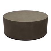 Montage Round Natural Cement Cocktail Table by Diamond Sofa - Furniture City (CA)l