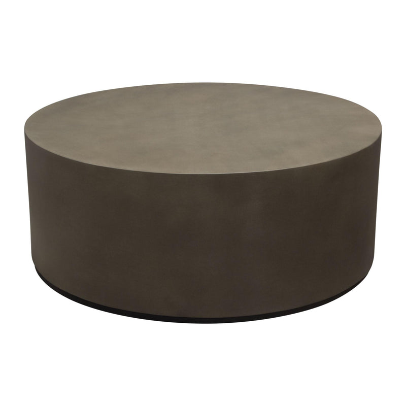 Montage Round Natural Cement Cocktail Table by Diamond Sofa - Furniture City (CA)l