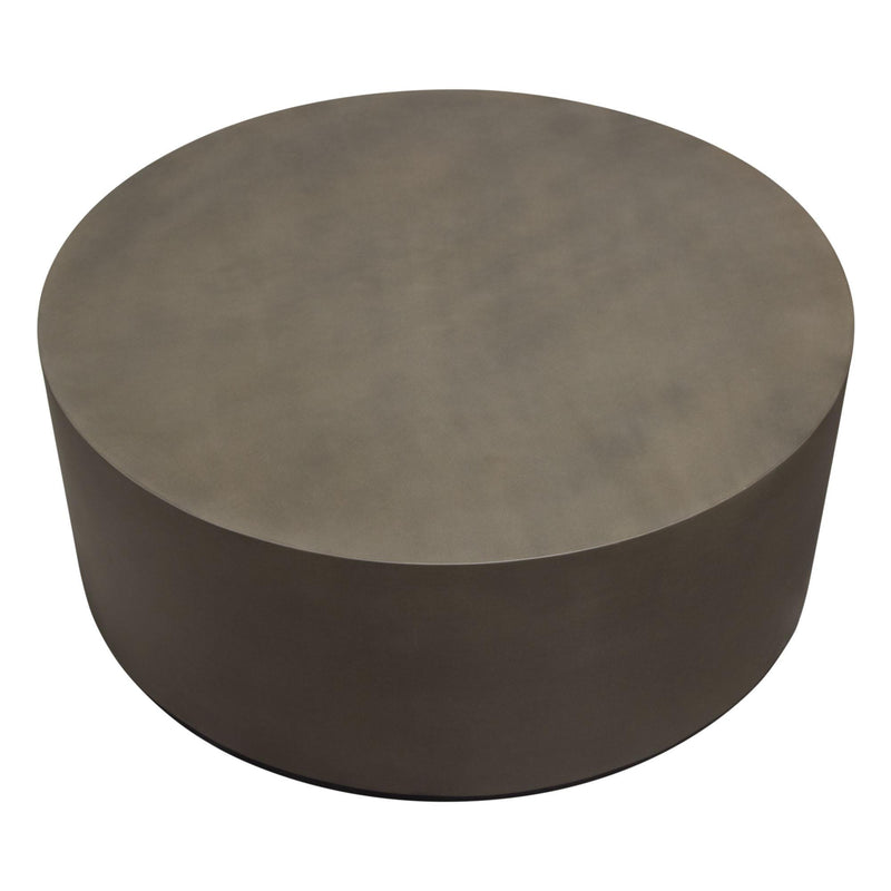 Montage Round Natural Cement Cocktail Table by Diamond Sofa - Furniture City (CA)l