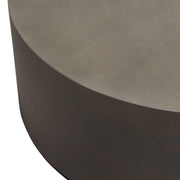 Montage Round Natural Cement Cocktail Table by Diamond Sofa - Furniture City (CA)l