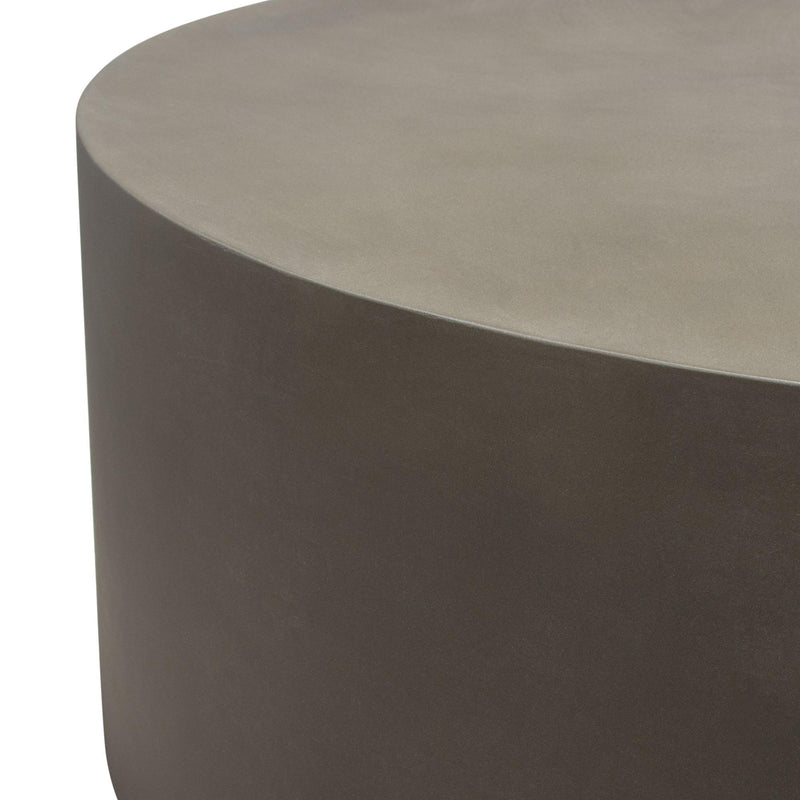 Montage Round Natural Cement Cocktail Table by Diamond Sofa - Furniture City (CA)l