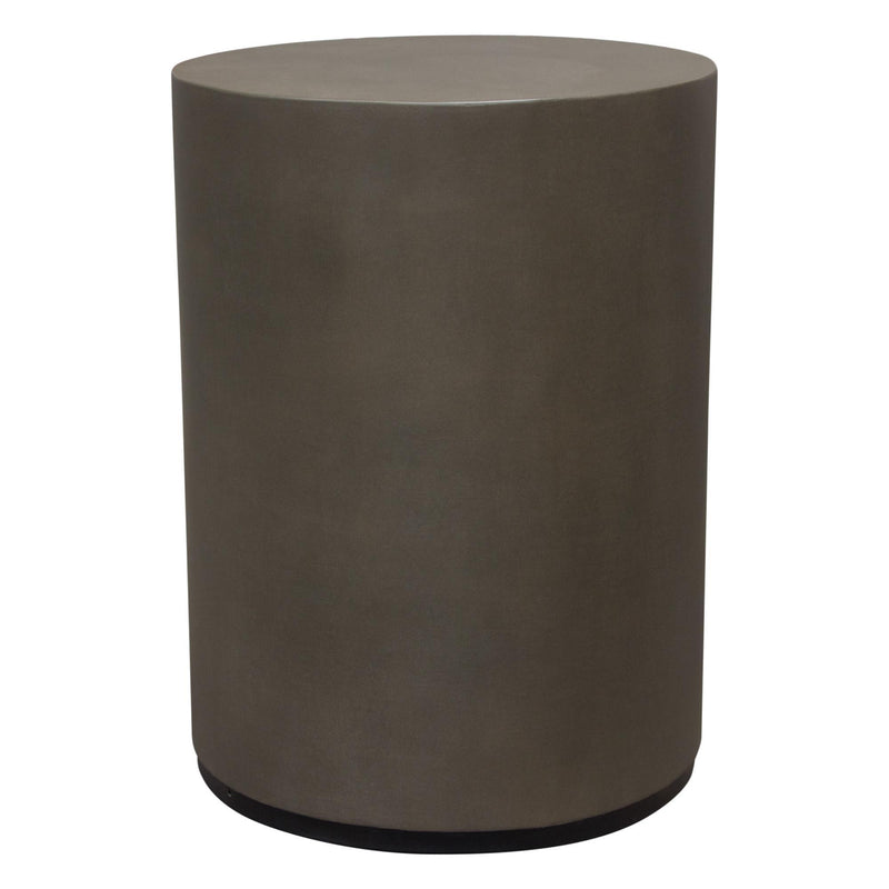 Montage Round Natural Cement End Table by Diamond Sofa - Furniture City (CA)l
