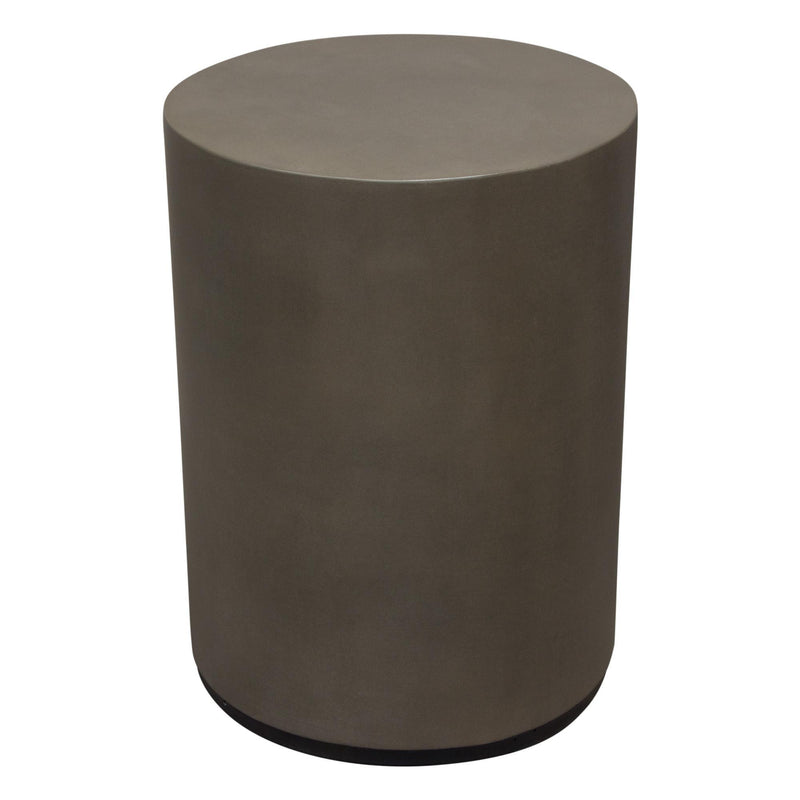 Montage Round Natural Cement End Table by Diamond Sofa - Furniture City (CA)l