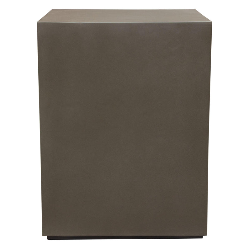 Montage Square Natural Cement End Table by Diamond Sofa - Furniture City (CA)l