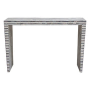 Mosaic Console Table w/ Bone Inlay in Linear Pattern by Diamond Sofa - Furniture City (CA)l