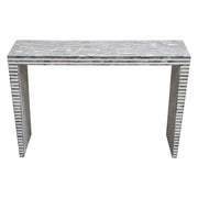 Mosaic Console Table w/ Bone Inlay in Linear Pattern by Diamond Sofa - Furniture City (CA)l