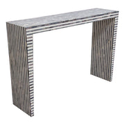 Mosaic Console Table w/ Bone Inlay in Linear Pattern by Diamond Sofa - Furniture City (CA)l
