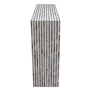 Mosaic Console Table w/ Bone Inlay in Linear Pattern by Diamond Sofa - Furniture City (CA)l