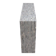 Mosaic Console Table w/ Bone Inlay in Linear Pattern by Diamond Sofa - Furniture City (CA)l