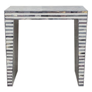 Mosaic End Table w/ Bone Inlay in Linear Pattern by Diamond Sofa - Furniture City (CA)l