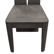 Motion 2-Pack Solid Mango Wood Dining Chair in Smoke Grey Finish w/ Silver Metal Inlay by Diamond Sofa - Furniture City (CA)l
