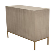 Prisma 2-Door Accent Cabinet w/ Dyed Bone Inlay Sunburst w/ Brass Legs by Diamond Sofa - Furniture City (CA)l