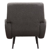 Cameron Accent Chair in Chair Boucle Textured Fabric w/ Black Leg by Diamond Sofa - Furniture City (CA)l