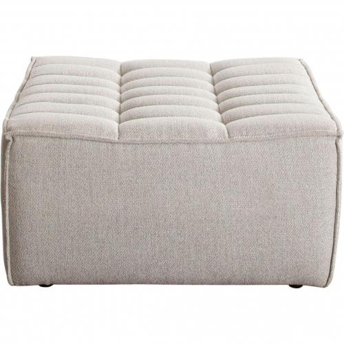 Marshall Scooped Seat Armless Chair in Sand Fabric - Furniture City (CA)l
