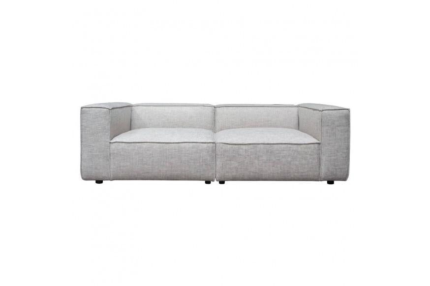 Vice 2PC Modular Sofa in Barley Fabric