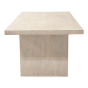 Sonoma 80" Solid Mango Wood Dining Table in Light Natural Grey Wash Finish by Diamond Sofa - Furniture City (CA)l