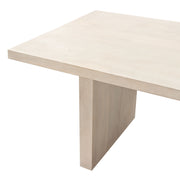 Sonoma 80" Solid Mango Wood Dining Table in Light Natural Grey Wash Finish by Diamond Sofa - Furniture City (CA)l