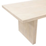 Sonoma 80" Solid Mango Wood Dining Table in Light Natural Grey Wash Finish by Diamond Sofa - Furniture City (CA)l