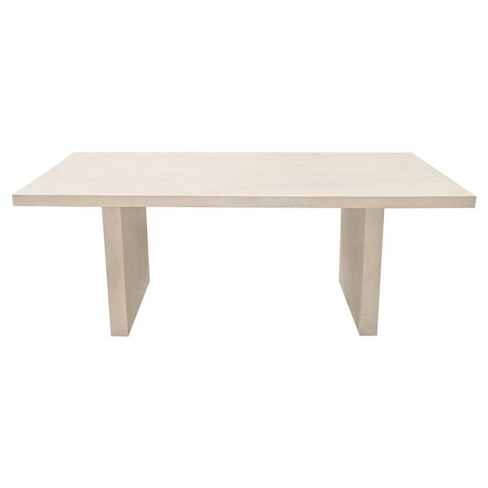 Sonoma 80" Solid Mango Wood Dining Table in Light Natural Grey Wash Finish by Diamond Sofa